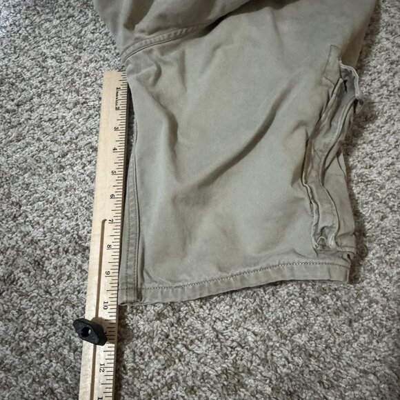 Levi's Cargo Shorts Mens 29 Khaki Multi Pocket Button Flap Casual PC9 12463-0022 - Picture 9 of 10